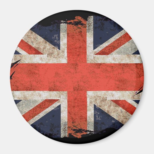 熟成された千切りユニオンジャック マグネット (正面)