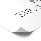 熟成された完璧なウイスキーバーサイン – 印刷可能 ポスター (角)