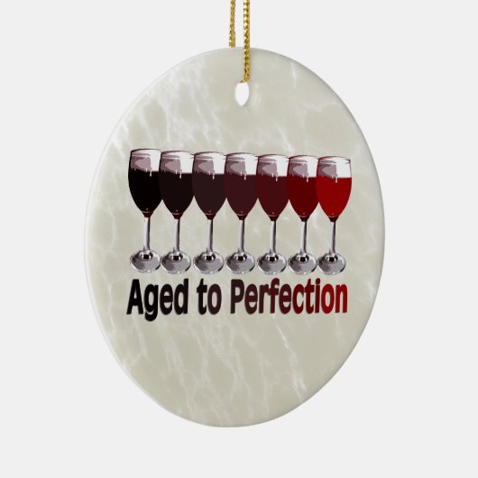 熟成した赤ワイン セラミックオーナメント (右)