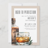 熟成の極み メンズ バースデーパーティー 招待状 (正面)