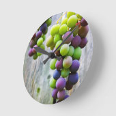 熟成ぶどう ラウンド壁時計 (傾斜)