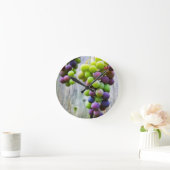 熟成ぶどう ラウンド壁時計 (ホーム)