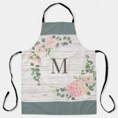 熟成ウッドフローラオールオーバープリントエプロン エプロン (正面)