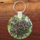 熟成エルダーベリーキーチェーン キーホルダー (正面)