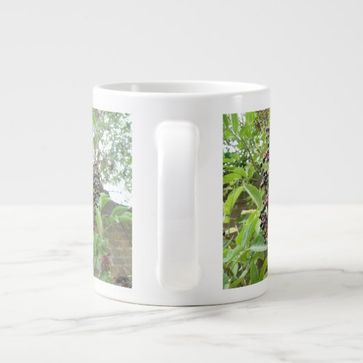 熟成エルダーベリーマグ ジャンボコーヒーマグカップ (裏面)