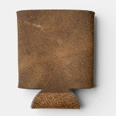 熟成ブラウンレザー:クラシックテクスチャ 缶クーラー (裏面)