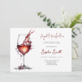 熟成ワインの誕生日パーティー 招待状 (スタンド正面)