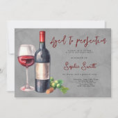 熟成ワインの誕生日パーティー 招待状 (正面)