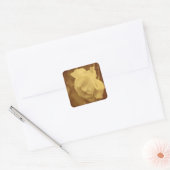 熟成ヴィンテージバラ花 スクエアシール (封筒)