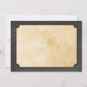 熟成完成フォト招待状誕生日チョーク 招待状 (裏面)