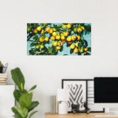 熟成梨 – ジョセフ・デッカーファインアートポスター ポスター (ホームオフィス)