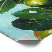 熟成梨 – ジョセフ・デッカーファインアートポスター ポスター (角)