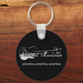 熟練したミュージシャンキーチェーン キーホルダー (正面)