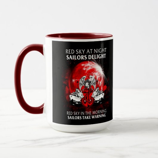 熟練した船員 マグカップ (左)