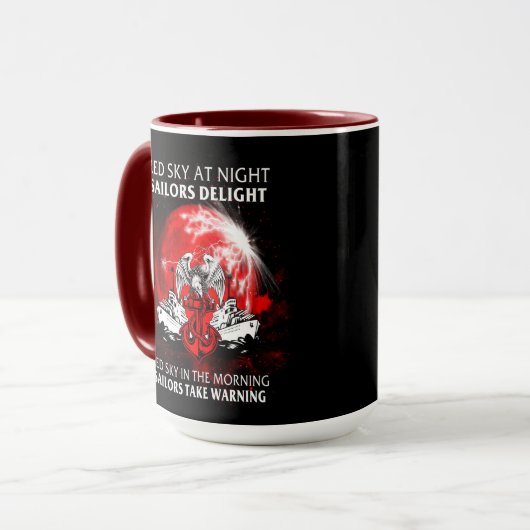 熟練した船員 マグカップ (正面左)