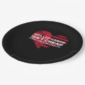 熟練労働者は安くない安価な労働者はスキルではない ペーパープレート (アングル)