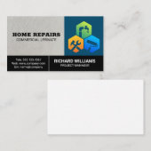 熟練労働者 |ホーム修理サービス 名刺 (正面/裏面)