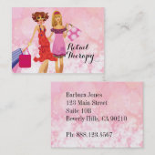 熟練買い物客の名刺 名刺 (正面/裏面)