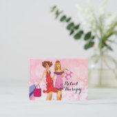 熟練買い物客の名刺 名刺 (スタンド正面)