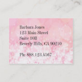 熟練買い物客の名刺 名刺 (裏面)