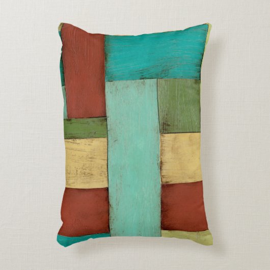 熟考した数々の沿岸色絵画の アクセントクッション (正面(垂直))