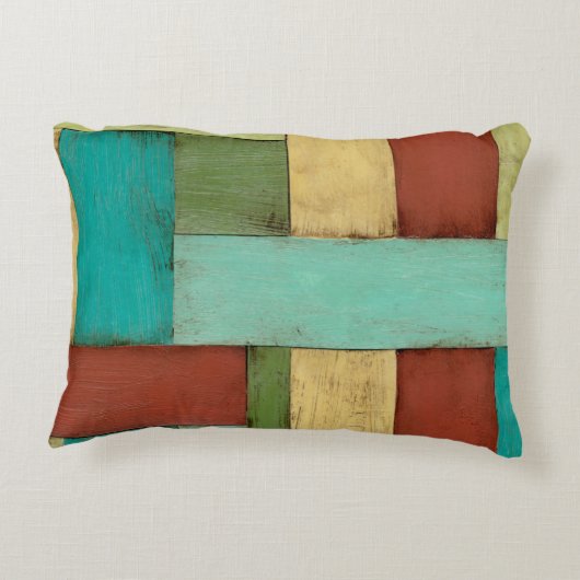 熟考した数々の沿岸色絵画の アクセントクッション (裏面)