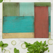 熟考した数々の沿岸色絵画の キッチンタオル (折り畳み)