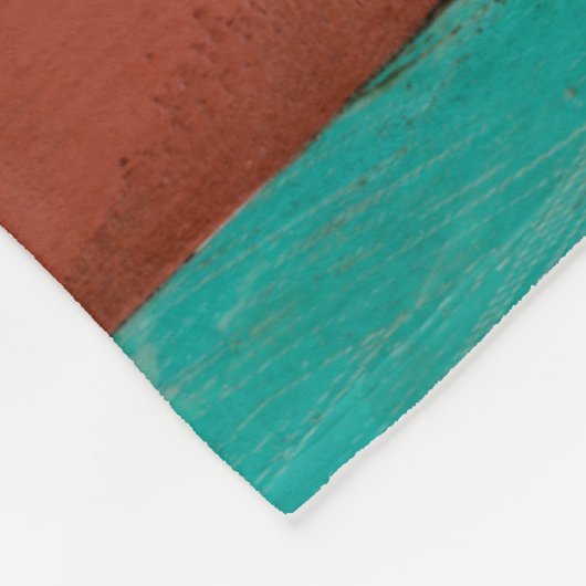 熟考した数々の沿岸色絵画の フリースブランケット (角)