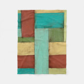 熟考した数々の沿岸色絵画の フリースブランケット (正面)