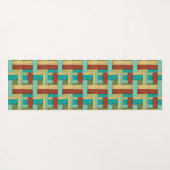 熟考した数々の沿岸色絵画の ヨガマット (裏面(横))