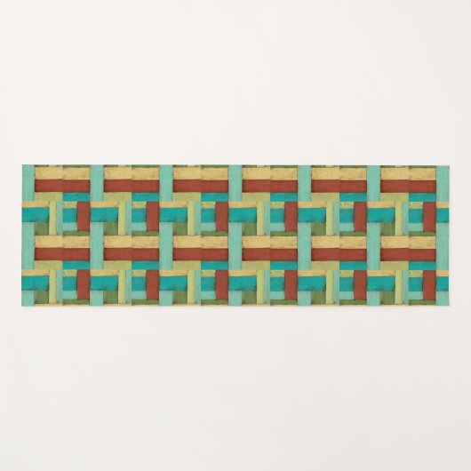 熟考した数々の沿岸色絵画の ヨガマット (正面(横))