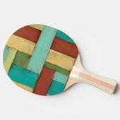熟考した数々の沿岸色絵画の 卓球ラケット (横)