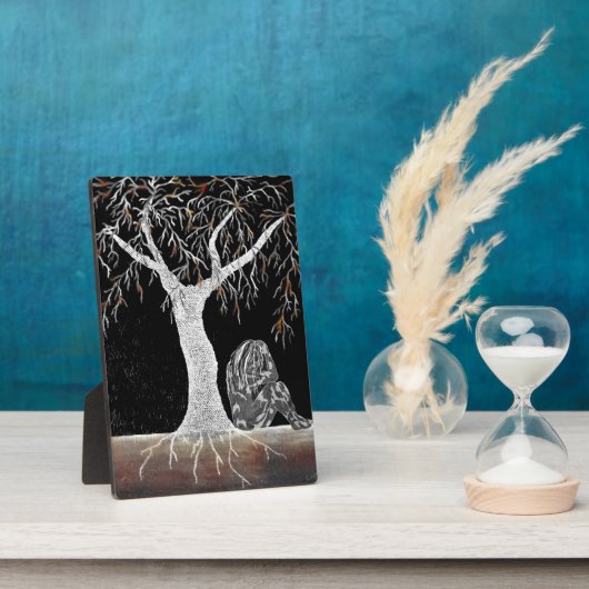 熟考すべき生命の分枝 フォトプラーク (側面)