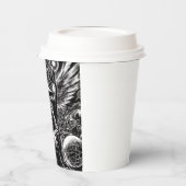 熟考のウィザード紙コーヒーカップ 紙コップ (左)