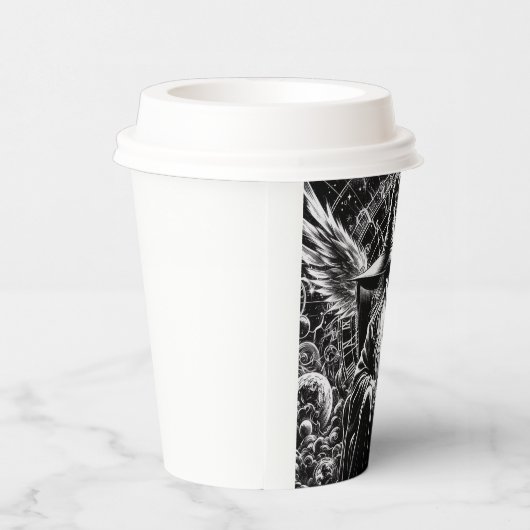 熟考のウィザード紙コーヒーカップ 紙コップ (右)