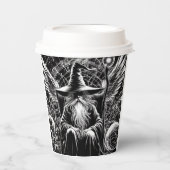 熟考のウィザード紙コーヒーカップ 紙コップ (正面)