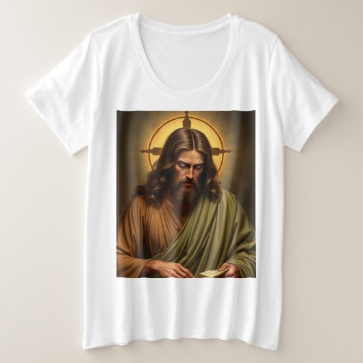 熟考イエス・ウィメンズプラス・サイズTシャツ プラスサイズTシャツ (デザイン正面)
