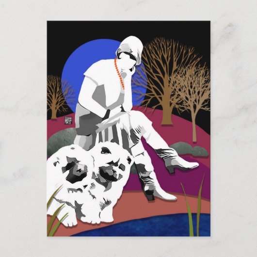 熟考プールのはがき ポストカード (正面)