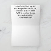 熟考、ビッグ春ガーデン カード (内部)