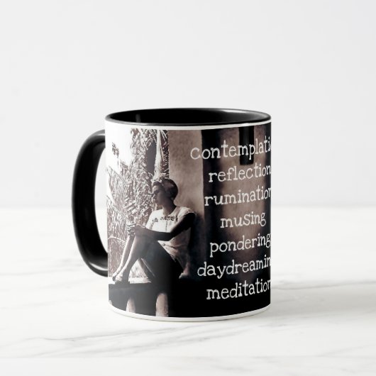 熟考 マグカップ (正面左)