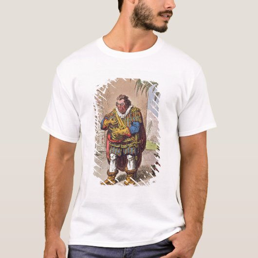 熟視するPizarroの風刺漫画 Tシャツ (正面)