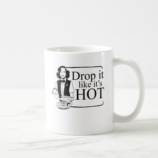 熱いうちにドロップ コーヒーマグカップ (右)