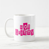 熱いおばあさん コーヒーマグカップ (左)