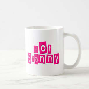 熱いおばあさん コーヒーマグカップ