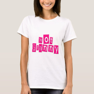 熱いおばあさん Tシャツ