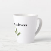 熱いお茶好き カフェラテマグ (右アングル)