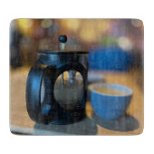 熱いお茶 カッティングボード (正面)
