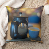 熱いお茶 クッション (ブランケット)