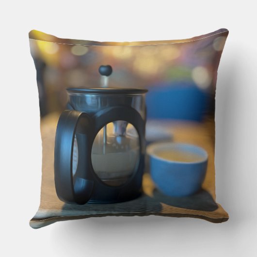 熱いお茶 クッション (裏面)