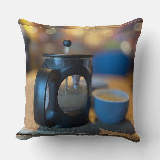 熱いお茶 クッション (正面)